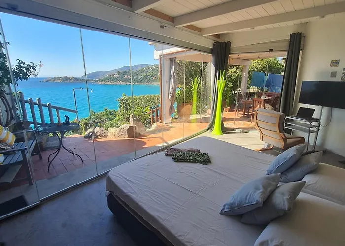 别墅 Sardegna Rivanhouse Stunning Sea View Hydromassage And Direct Access To The Sea 托雷德尔斯泰尔