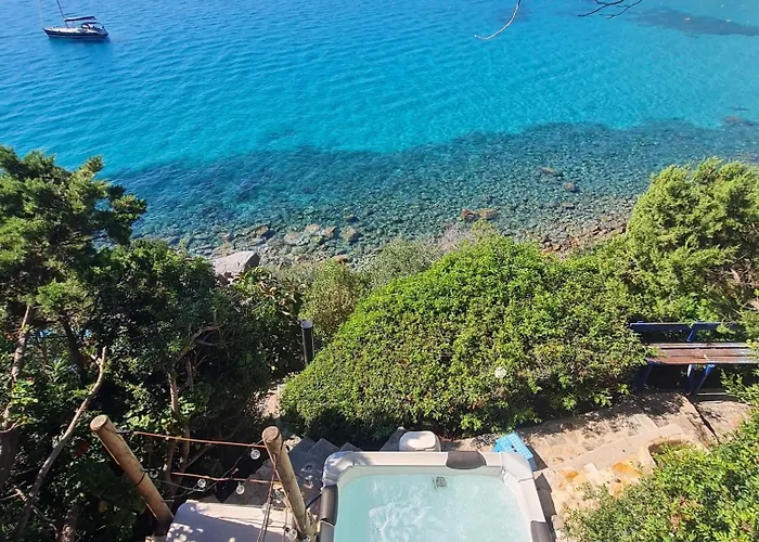 别墅 Sardegna Rivanhouse Stunning Sea View Hydromassage And Direct Access To The Sea
